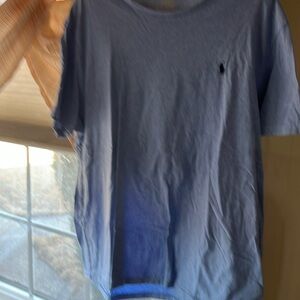 Light blue polo tee